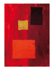 Kunstdruk Jodi Phillips - Schlichtes Rot 60x80cm