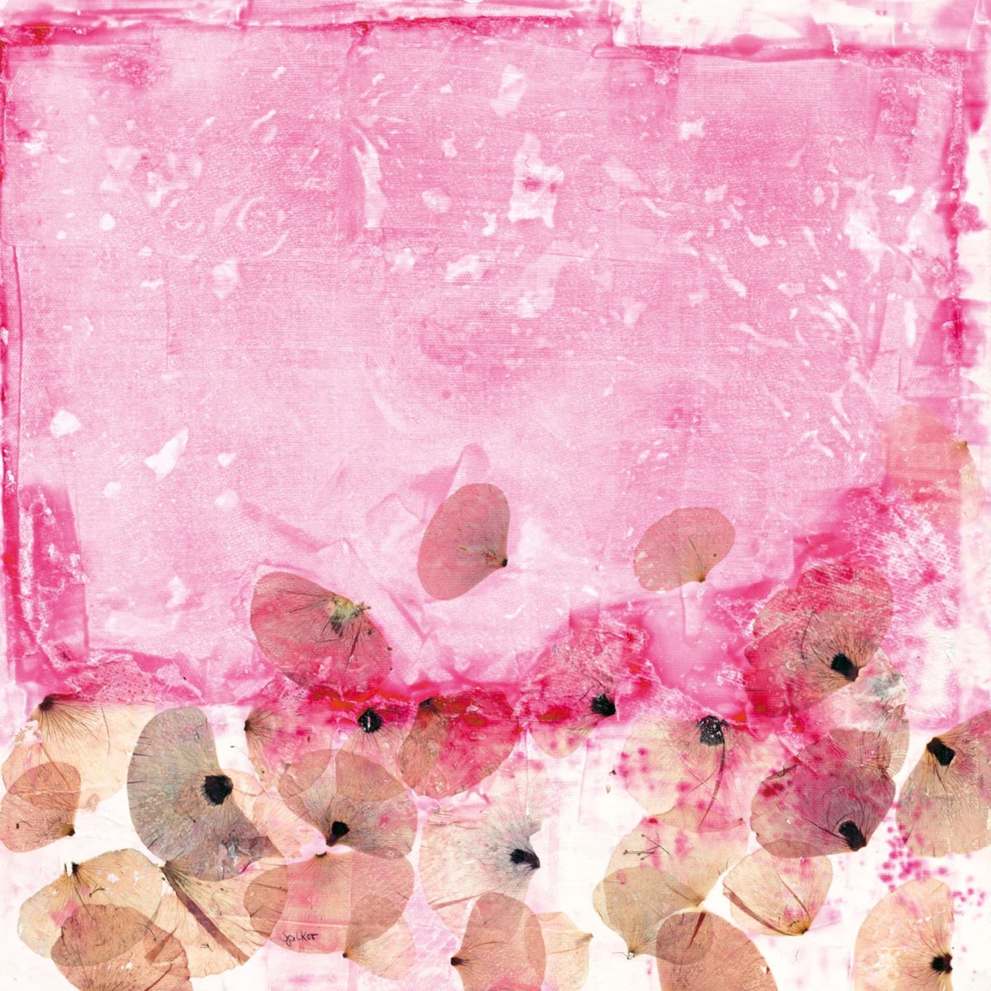 Kunstdruk Katja Spilker - Blütezeit 40x40cm