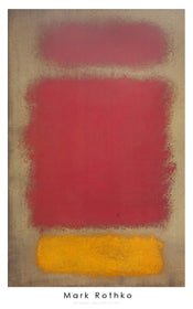 Kunstdruk Mark Rothko - Untitled, 1968 63.5x101.5cm