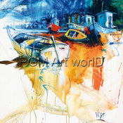 Kunstdruk VOKA - Trockendock 70x70cm