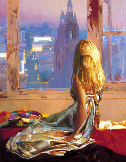 Kunstdruk Zhaoming Wu - Twinkling City 70x90cm