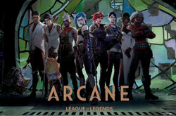 Poster Arcane Characters in Zaun Arcade 61x91,5cm