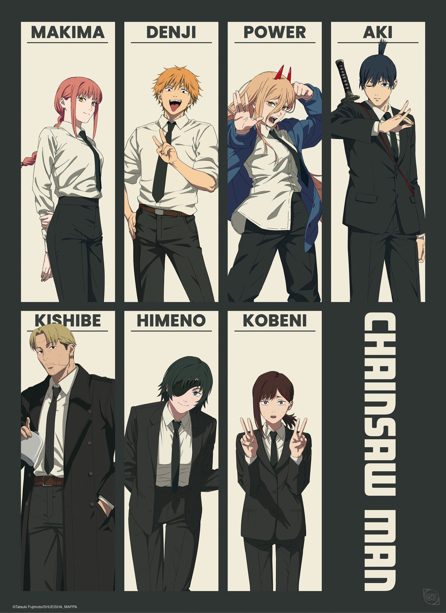 Poster Chainsaw Man Devil Hunters 38x52cm