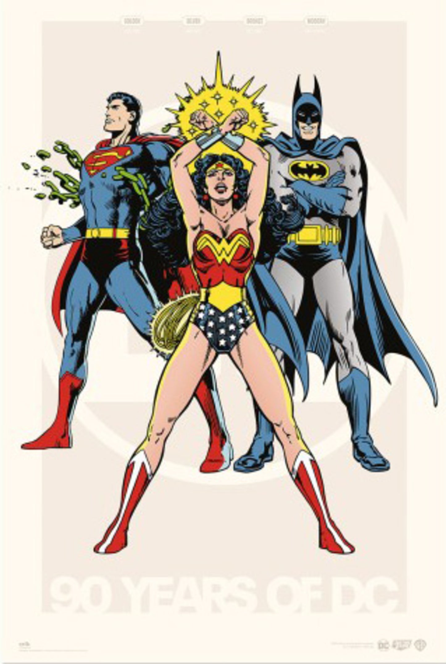 Poster DC Comics 90th Anniversary 61x91,5cm