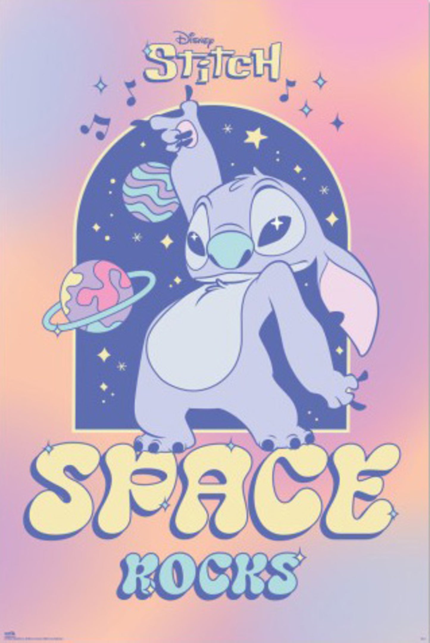 Poster Disney Stitch Space Rocks 61x91,5cm