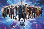 Poster Doctor Who 60th Anniversary A Timeless Tribute 91,5x61cm