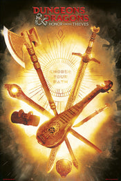 Poster Dungeons & Dragons Honor Among Thieves Choose Your Path 61x91,5cm