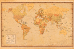 Poster Harper Collins Antique World Map 21 91,5x61cm