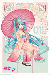 Poster Hatsune Miku Sakura Kimono 61x91,5cm