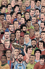 Poster Legends Footballs Greatest 61x91,5cm