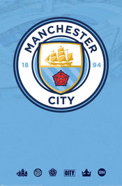 Poster Manchester City Club Crest 61x91,5cm