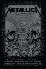 Poster Metallica Black Album 61x91,5cm