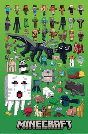 Poster Minecraft Character Montage 61x91,5cm