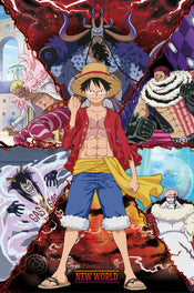 Poster One Piece Luffy vs New World 91,5x61cm