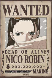 Poster One Piece Wanted Nico Robin Wano 38x52cm