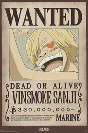 Poster One Piece Wanted Sanji 61x91,5cm
