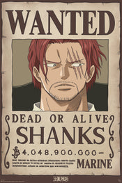 Poster One Piece Wanted Shanks 61x91,5cm