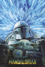 Poster Star Wars The Mandalorian Hyperspace 61x91,5cm