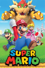 Poster Super Mario Character Montage 61x91,5cm
