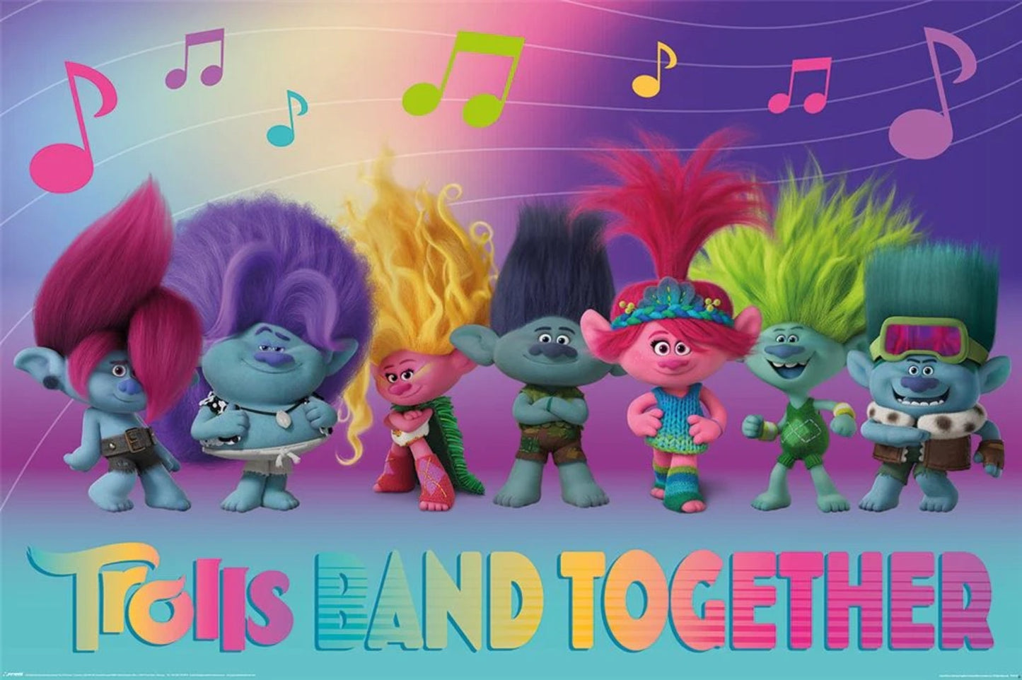 Poster Trolls Band Together Perfect Harmony 91,5x61cm
