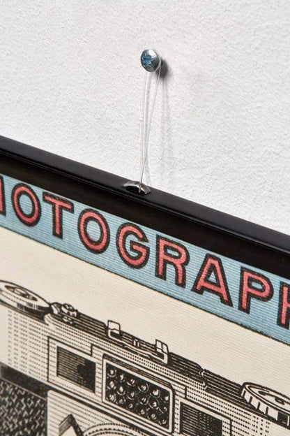 Posterhanger 50cm Zwart - Posterstrips met Ophangoog