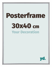 Posterkader 30x40cm Zilver Hoogglans Kunststof Paris