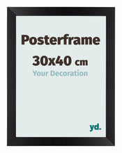 Posterkader 30x40cm Zwart Mat MDF Parma