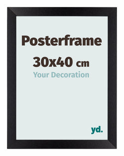 Posterkader 30x40cm Zwart Mat MDF Parma