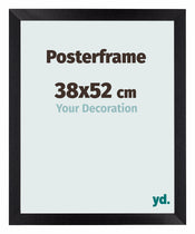 Posterkader 38x52cm Zwart Mat MDF Parma