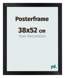 Posterkader 38x52cm Zwart Mat MDF Parma