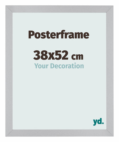 Posterkader 38x52cm Zilver Mat MDF Parma
