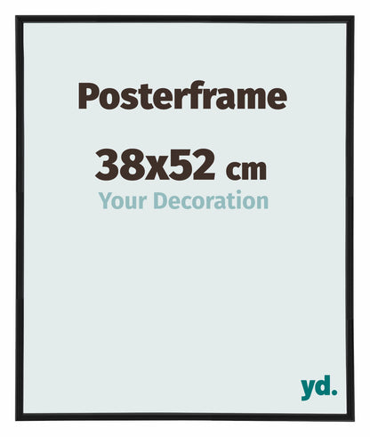 Posterkader 38x52cm Zwart Mat Kunststof Paris