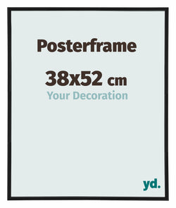 Posterkader 38x52cm Zwart Mat Kunststof Paris