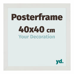 Posterkader 40x40cm Wit Mat MDF Parma