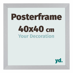 Posterkader 40x40cm Zilver Mat MDF Parma