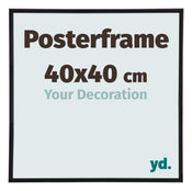 Posterkader 40x40cm Zwart Mat Kunststof Paris