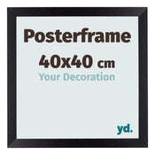 Posterkader 40x40cm Zwart Mat MDF Parma