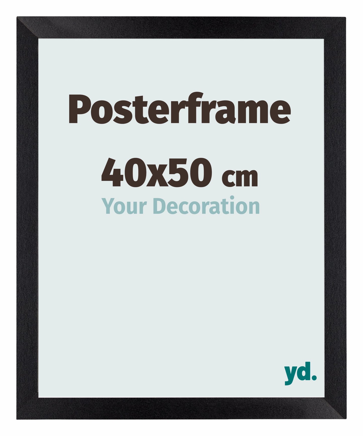 Posterkader 40x50cm Zwart Mat MDF Parma
