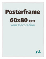 Posterkader 60x80cm Wit Hoogglans Kunststof Paris