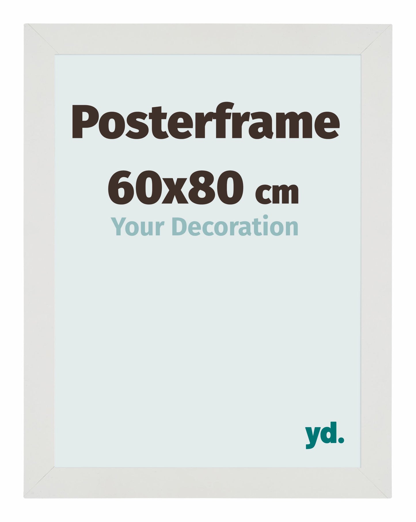 Posterkader 60x80cm Wit Mat MDF Parma