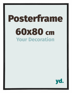 Posterkader 60x80cm Zwart Mat Kunststof Paris