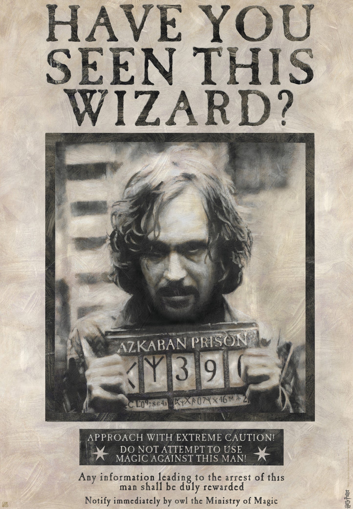Poster Harry Potter Wanted Sirius Black 61x91,5cm
