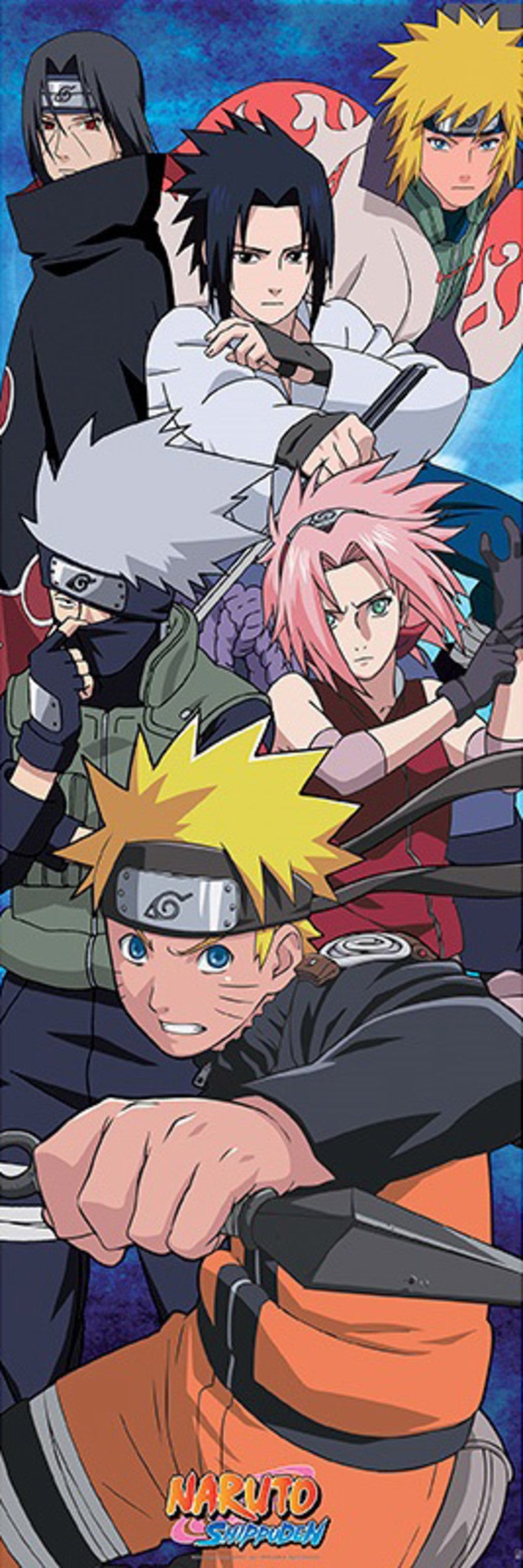 Poster Naruto Shippuden Group 53x158cm
