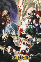 Poster My Hero Academia Heroes VS Villains 61x91,5cm