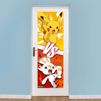 Poster Pokemon Pikachu and Scorbunny 53x158cm