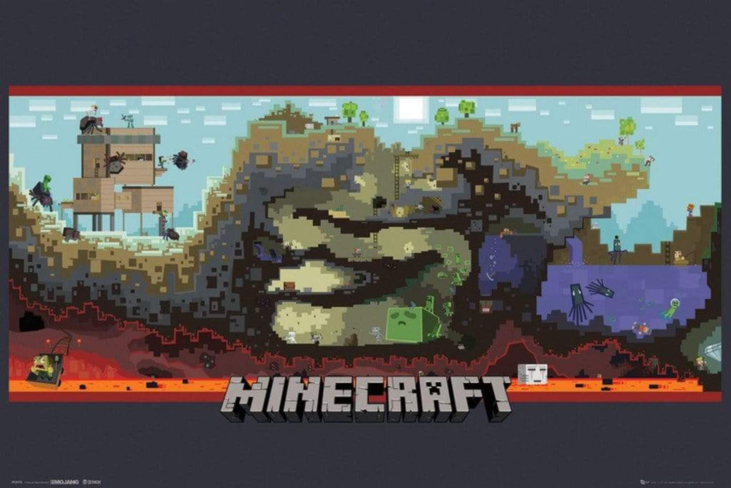 Poster Minecraft Underground 91,5x61cm