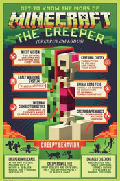 Poster Minecraft Creepy Behavior 61x91,5cm