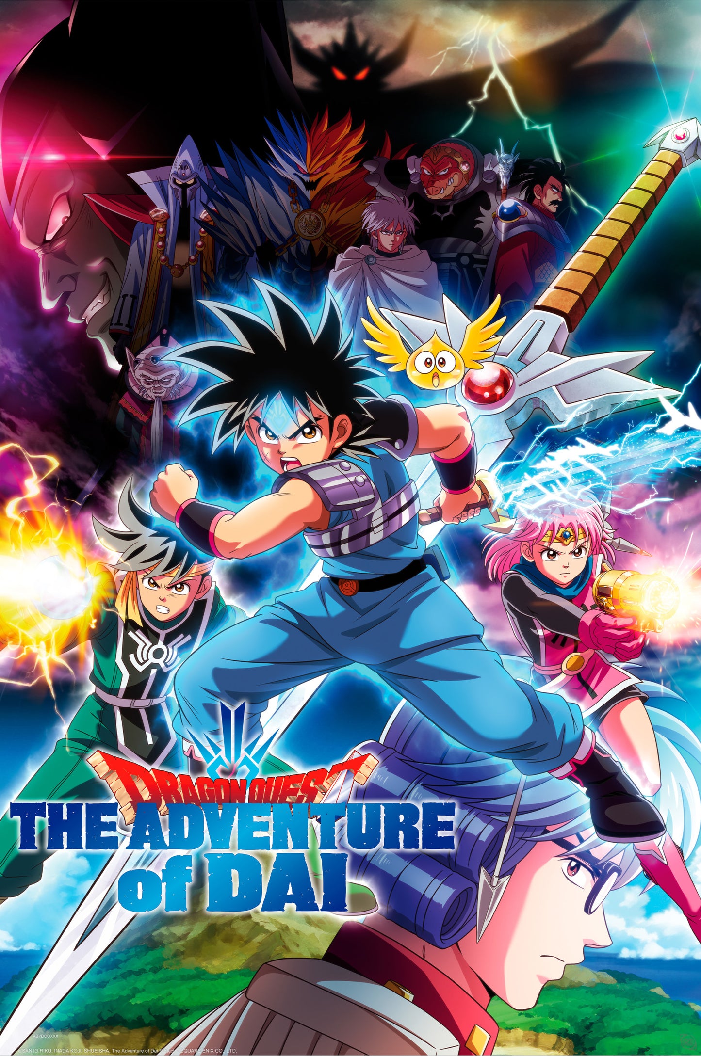 Poster Dragon Quest Dai vs Dark Army 61x91,5cm