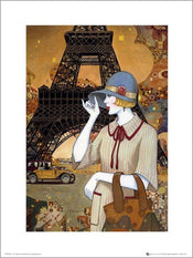 Kunstdruk Helena Lam Paris Adventure 24x30cm