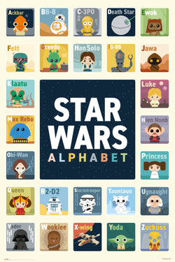 Poster Star Wars - Alphabet 61x91,5cm